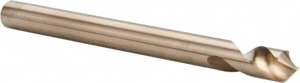 Cleveland - 1/2" Body Diam, 90°, 6" OAL, Cobalt Spotting Drill - Exact Tooling