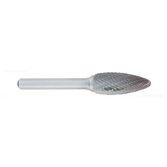 ‎SN-1 -6mm × 8mm LOC × 6mm Shank × 50mm OAL Inverted Taper Carbide Medium Tough Cut Burr - Exact Tooling