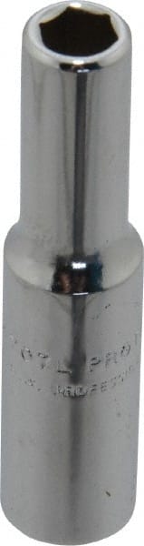 Proto - 3/4" Drive, Deep Hand Socket - 12 Points, 2" OAL, Chrome Finish - Exact Tooling