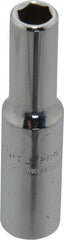 Proto - 3/4" Drive, Deep Hand Socket - 12 Points, 2" OAL, Chrome Finish - Exact Tooling