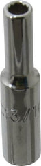 Proto - 1-1/2", 1/2" Drive, Deep Hand Socket - 12 Points, 2" OAL, Chrome Finish - Exact Tooling