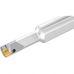 Iscar - 4mm Min Bore Diam, 62mm OAL, 6mm Shank Diam, MGUHR Indexable Boring Bar - 10mm Max Bore Depth, UMGR 4.0 Insert, Screw Holding Method - Exact Tooling