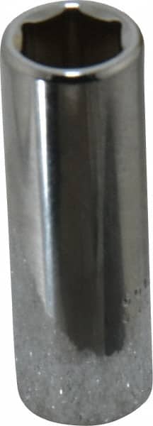 Proto - 3/8" Drive, Deep Hand Socket - 6 Points, 2-1/8" OAL, Chrome Finish - Exact Tooling