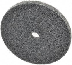 3M - 6" Diam, 1/2" Face Width, 3/4" Center Hole, Fine Grade, Silicon Carbide Deburring Wheel - Unitized, Soft Density 2 Grade, 5,000 RPM - Exact Tooling