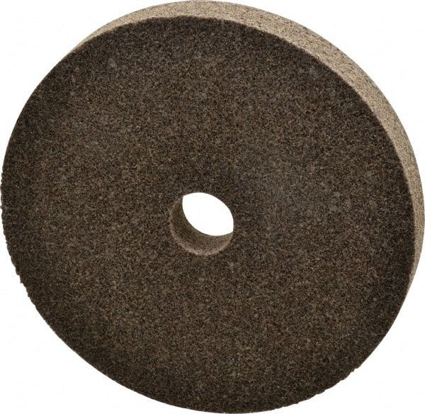 3M - 8" Diam, 1" Face Width, 1-1/4" Center Hole, Coarse Grade, Aluminum Oxide Deburring Wheel - Unitized, Hard Density 8 Grade, 5,500 RPM - Exact Tooling