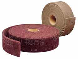 3M - 30' Long x 36" Wide Nonwoven Roll - Nonabrasive Grade, White, Talc - Exact Tooling