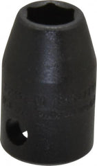 Proto - 3/8" Drive 8mm Standard Impact Socket - 6 Points, 1-1/32" OAL - Exact Tooling