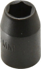 Proto - 3/8" Drive 9mm Standard Impact Socket - 6 Points, 1-1/32" OAL - Exact Tooling