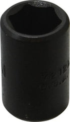 Proto - 3/8" Drive 12mm Standard Impact Socket - 6 Points, 1-1/32" OAL - Exact Tooling