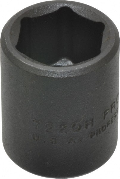 Proto - 3/8" Drive 5/8" Standard Impact Socket - 6 Points, 1-3/32" OAL - Exact Tooling