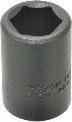 Proto - 1/2" Drive 5/8" Standard Impact Socket - 6 Points, 1-1/2" OAL - Exact Tooling