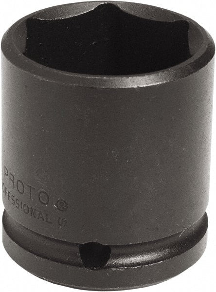 Proto - 1/2" Drive 3/4" Standard Impact Socket - 6 Points, 1-1/2" OAL - Exact Tooling