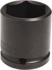 Proto - 1/2" Drive 3/4" Standard Impact Socket - 6 Points, 1-1/2" OAL - Exact Tooling