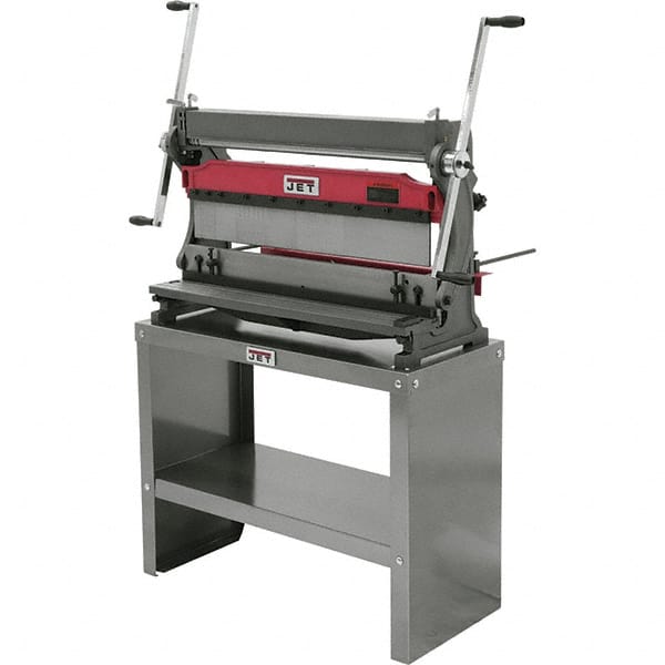 Jet - Combination Roller, Shear & Brake Machines Maximum Mild Steel Shearing Capacity (Gauge): 20 Maximum Mild Steel Bending Capacity (Gauge): 20 - Exact Tooling