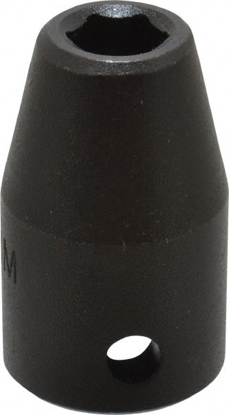 Proto - 1/2" Drive 9mm Standard Impact Socket - 6 Points, 1-1/2" OAL - Exact Tooling
