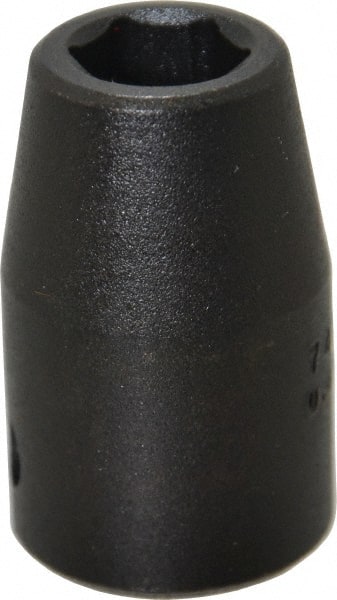 Proto - 1/2" Drive 12mm Standard Impact Socket - 6 Points, 1-1/2" OAL - Exact Tooling