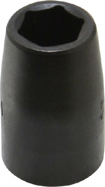 Proto - 1/2" Drive 13mm Standard Impact Socket - 6 Points, 1-1/2" OAL - Exact Tooling