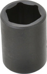 Proto - 1/2" Drive 21mm Standard Impact Socket - 6 Points, 1-39/64" OAL - Exact Tooling
