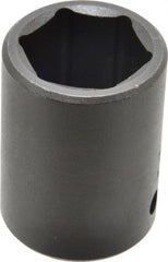 Proto - 1/2" Drive 23mm Standard Impact Socket - 6 Points, 1-39/64" OAL - Exact Tooling
