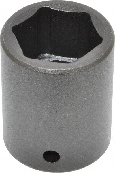 Proto - 1/2" Drive 25mm Standard Impact Socket - 6 Points, 1-3/4" OAL - Exact Tooling