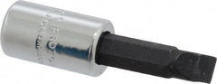 Proto - Screwdriver & Drag Link Sockets Type: Slotted Screwdriver Socket Drive Size (Inch): 1/4 - Exact Tooling