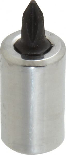 Proto - 1/4" Drive, #1 Point, Phillips Screwdriver Socket - 1-13/64" OAL - Exact Tooling