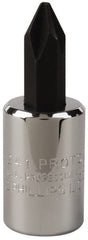 Proto - Screwdriver & Drag Link Sockets Type: Phillips Screwdriver Socket Drive Size (Inch): 3/8 - Exact Tooling