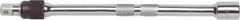 Proto - 1/4" Drive Locking Socket Extension - 14" OAL, Chrome Finish - Exact Tooling