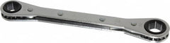 Proto - 3/8" x 7/16" 6 Point Ratcheting Box Wrench - Double End, 5-1/2" OAL, Steel - Exact Tooling