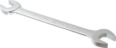 Proto - 11/16" x 25/32" Standard Open End Wrench - 8-7/8" OAL, Double End, Satin Finish, 15° Head Angle - Exact Tooling