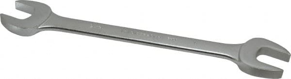 Proto - 15/16" x 1" Standard Open End Wrench - 11-1/2" OAL, Double End, Satin Finish, 15° Head Angle - Exact Tooling