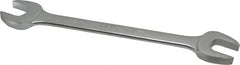 Proto - 15/16" x 1" Standard Open End Wrench - 11-1/2" OAL, Double End, Satin Finish, 15° Head Angle - Exact Tooling