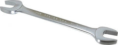 Proto - 1-1/16" x 1-1/8" Standard Open End Wrench - 12-5/8" OAL, Double End, Satin Finish, 15° Head Angle - Exact Tooling