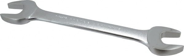 Proto - 1-11/16" x 1-13/16" Standard Open End Wrench - 18-1/2" OAL, Double End, Satin Finish, 15° Head Angle - Exact Tooling