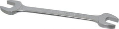 Proto - 24mm x 26mm Standard Open End Wrench - 11-3/8" OAL, Double End, Satin Finish, 15° Head Angle - Exact Tooling