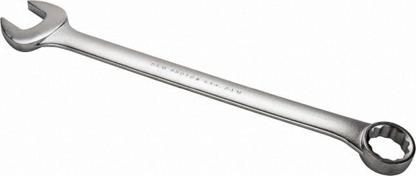 Proto - 2-3/16" 12 Point Offset Combination Wrench - 15° Offset Angle, 29-1/2" OAL, Steel, Satin Finish - Exact Tooling