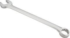 Proto - 2-1/4" 12 Point Offset Combination Wrench - 15° Offset Angle, 29-1/2" OAL, Steel, Satin Finish - Exact Tooling