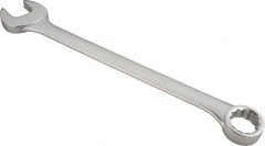 Proto - 2-3/8" 12 Point Offset Combination Wrench - 15° Offset Angle, 31-1/2" OAL, Steel, Satin Finish - Exact Tooling