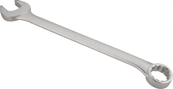Proto - 2-1/2" 12 Point Offset Combination Wrench - 15° Offset Angle, 31-1/2" OAL, Steel, Satin Finish - Exact Tooling