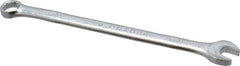 Proto - 8mm 12 Point Offset Combination Wrench - 15° Offset Angle, 5-13/32" OAL, Steel, Satin Finish - Exact Tooling