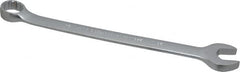 Proto - 28mm 12 Point Combination Wrench - 15° Offset Angle, 14-7/8" OAL, Steel, Satin Finish - Exact Tooling