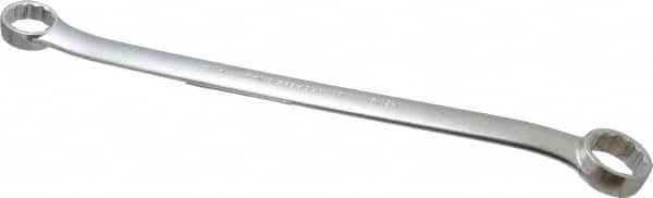 Proto - 1-1/4" x 1-3/8" 12 Point Offset Box Wrench - Double End, 20-1/4" OAL, Steel, Polished Finish, 15° Offset - Exact Tooling