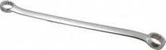Proto - 1-1/4" x 1-3/8" 12 Point Offset Box Wrench - Double End, 20-1/4" OAL, Steel, Polished Finish, 15° Offset - Exact Tooling