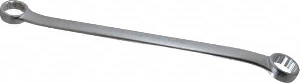 Proto - 1-7/16" x 1-1/2" 12 Point Offset Box Wrench - Double End, 22-1/4" OAL, Steel, Polished Finish, 15° Offset - Exact Tooling