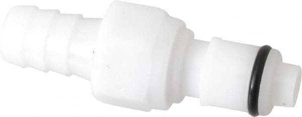CPC Colder Products - Acetal Push-to-Connect Tube Male Connector - 120 Max psi, 3/8" Inside Diam, White - Exact Tooling