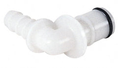 CPC Colder Products - Acetal Push-to-Connect Tube Male Connector - 120 Max psi, 1/4" Inside Diam, White - Exact Tooling