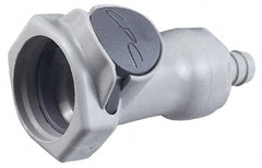 CPC Colder Products - Polypropylene Push-to-Connect Tube Female Connector - 60 Max psi, 1/2" Inside Diam, Gray - Exact Tooling
