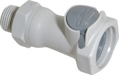 CPC Colder Products - 3/8" Outside Diam, 3/8 NPT, Polypropylene Push-to-Connect Tube Female Connector - 60 Max psi, Gray - Exact Tooling