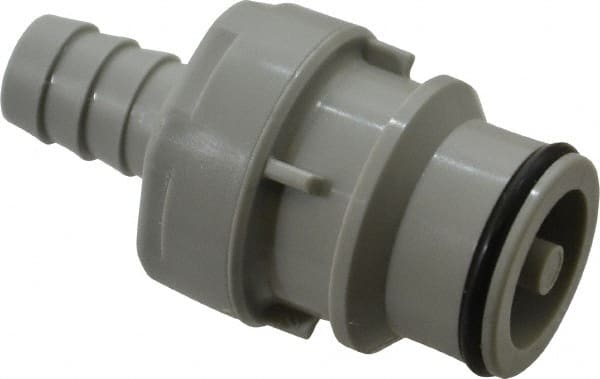 CPC Colder Products - Polypropylene Push-to-Connect Tube Male Connector - 60 Max psi, 3/8" Inside Diam, Gray - Exact Tooling