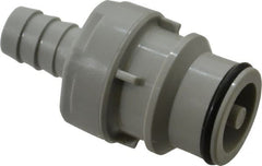 CPC Colder Products - Polypropylene Push-to-Connect Tube Male Connector - 60 Max psi, 3/8" Inside Diam, Gray - Exact Tooling